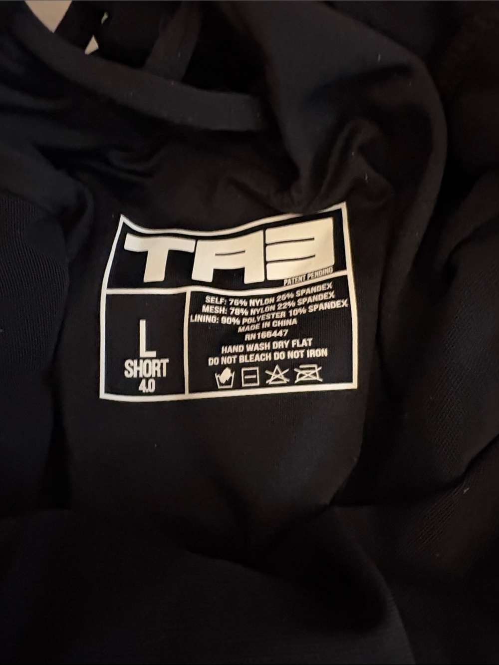 TA3 Woman’s High Cut Squarey Large Short Black 4.0 NWT - Picture 8 of 9